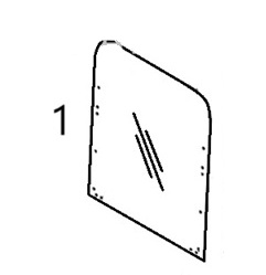 #1A UPPER FRONT WINDOW - BOHM51.1A