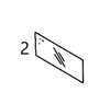 #2 LOWER FRONT WINDSHIELD - BOHM51.2