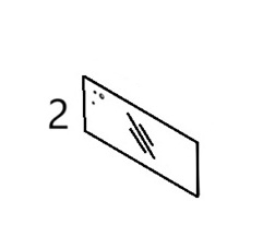 #2 LOWER FRONT WINDSHIELD - BOHM51.2