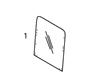 #1 UPPER FRONT WINDOW - BOHM53.1