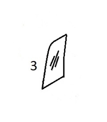 #3 FRONT DOOR SLIDER WINDOW - CSHM37.3