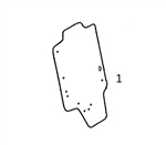 #1 FRONT WINDOW - CSHM63.1