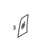 #3 UPPER FRONT DOOR WINDOW - CSHM68.3