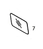 #7 BACK GLASS - CSHM68.7