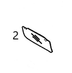 KHN2634 LOWER FRONT WINDOW - CSHM88.2