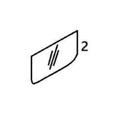 #2 LOWER FRONT WINDSHIELD - CTHM22.2