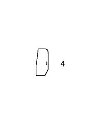 #4 REAR DOOR SLIDER - CTHM23.4