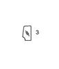 #3 UPPER DOOR GLASS - CTHM44.3