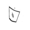 #1 FRONT WINDSHIELD - CTHM58.1