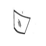 #1 FRONT WINDSHIELD - CTHM58.1