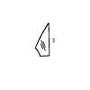#3 LEFT FRONT QUARTER GLASS - CTHM58.3