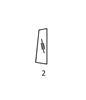 #2 LEFT FRONT QUARTER GLASS - CTHM60.2