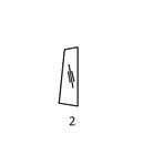 #2 LEFT FRONT QUARTER GLASS - CTHM60.2