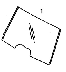508-0792 FRONT WINDSHIELD - CTHM89.1
