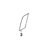 4664388 DOOR UPPER FRONT WINDOW - HTHM10.3