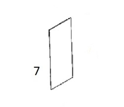 #7B BACK GLASS - HTHM11.7B