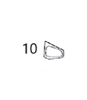 #10 RIGHT SIDE QUARTER GLASS - HTHM14.10
