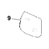 4602568 Large Boom Side Glass - ZX or Zaxis Dash 1 / Dash 2 Series - HTHM2.9