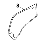 4457141 BOOM SIDE GLASS - HTHM3.8