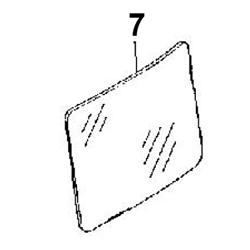 # 7. Back Glass - EX Dash 2 / Dash 3 Series - HTHM4.7