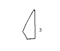#3 LEFT FRONT QUARTER GLASS - HTHM48.3