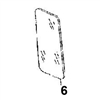 # 6. Left Side Quarter Glass - EX Dash 1 Series - HTHM5.6