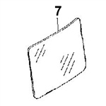 # 7. Back Glass - EX Dash 1 Series - HTHM5.7