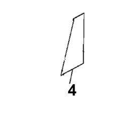 4651660 DOOR REAR SLIDER - HTHM6.4