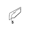4651658 LOWER DOOR GLASS - HTHM6.5