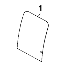 T396395 UPPER FRONT WINDSHIELD - HTHM 8.1