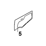 4664387 DOOR LOWER WINDOW - HTHM 8.5