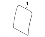 YA00073500 UPPER FRONT WINDSHIELD - HTHM84.1