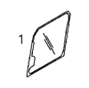 FYD00015045 UPPER FRONT WINDSHIELD - HTHM86.1