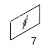 FYD00015049 BACK GLASS - HTHM86.7