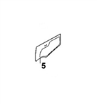 4664387 LOWER DOOR GLASS - JDHM10.5