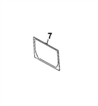 4664385 BACK GLASS - JDHM10.7