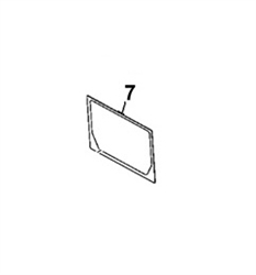 4664385 BACK GLASS - JDHM10.7