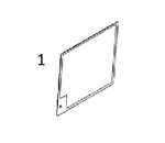 #1B FRONT WINDSHIELD - JDHM11.1B