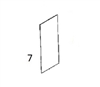 #7B BACK GLASS - JDHM11.7B