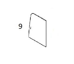 #9 BOOM FRONT SLIDER - JDHM11.9