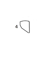 #4 LOWER DOOR WINDOW - JDHM14.4