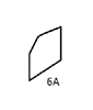 #6A BACK GLASS - JDHM14.6A