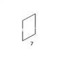 #7 BACK GLASS - JDHM14.7
