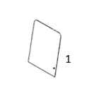 #1 FRONT WINDSHIELD - JDHM15.1