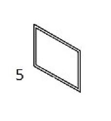#5 BACK GLASS - JDHM15.5