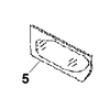 4369657 LOWER DOOR GLASS - JDHM18.5