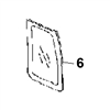 4369556 LEFT SIDE QUARTER GLASS - JDHM18.6