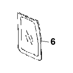 4369556 LEFT SIDE QUARTER GLASS - JDHM18.6
