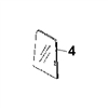 4602565 Door Rear Slider - CLC Series - JDHM2.4