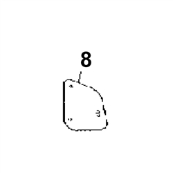 4602570 Small Boom Side Glass - CLC Series - JDHM2.8